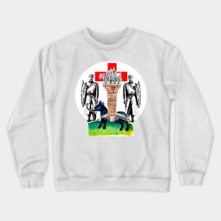 Traveling Warriors Holy Land 15th Century Crewneck Sweatshirt